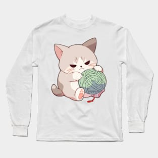 Cute Exotic Shorthair Cat Long Sleeve T-Shirt